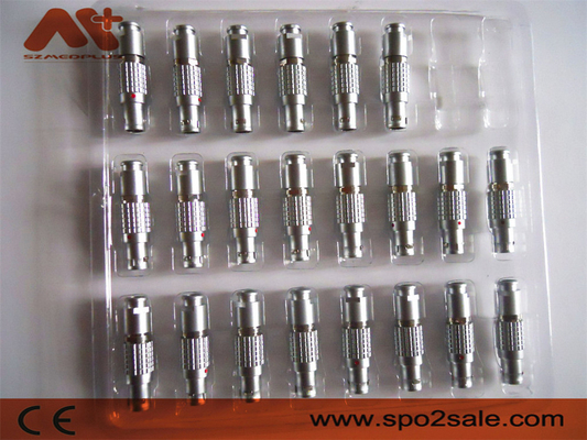 Tembaga Plated Gold Medical Kabel Konektor Logam 1B 2pin 4pin 5pin 6pin Konektor