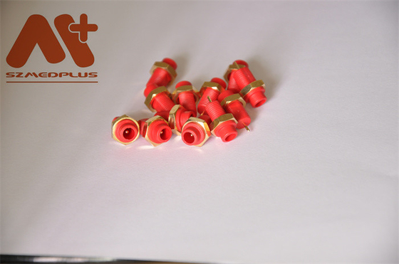 Kompatibel Din 1.5mm Putaran Soket EKG Konektor Spo2 Merah Hijau Hitam