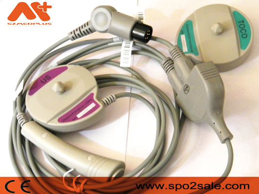 Goldway UT3000A 3 In 1 Transduser Janin Dengan Kabel TPU Abu-abu Bulat 6pin