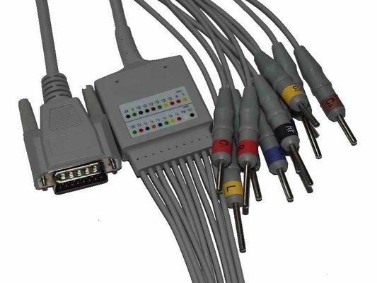 Cardiomaq 10 Lead EKG Kabel Untuk 100H 300H 600H 1200H EKG Mesin