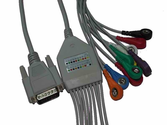 Cardiomaq 10 Lead EKG Kabel Untuk 100H 300H 600H 1200H EKG Mesin