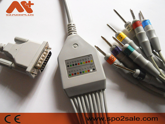 Custo - Med 10 Lead EKG Kabel Untuk Norm, Cardio 130 EKG Mesin
