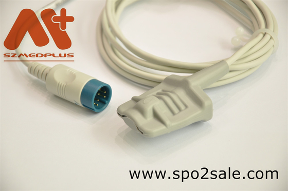Medis K12 Soft Tip Dewasa Spo2 Sensor ISO / CE Sertifikasi