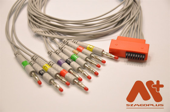 Cardioline Touch ECG-HD Kabel Holter, IEC, Pisang 4.0