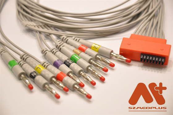 Cardioline Touch ECG-HD Kabel Holter, IEC, Pisang 4.0