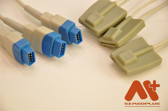 TS-SP-D SPO2 Sensor Karet Pediatrik 1 Meter untuk Trusignal Monitor Pasien