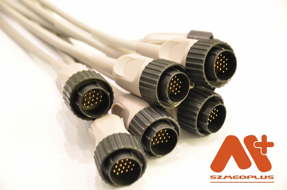 Kenz PC-104 Kabel EKG Kabel 16 Pin Untuk Kanz 103, 106, 107, 1201, 302, 303