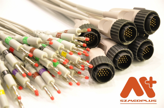 Kenz PC-104 Kabel EKG Kabel 16 Pin Untuk Kanz 103, 106, 107, 1201, 302, 303