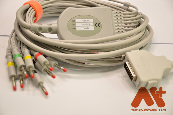 Fukuda Denshi Ecg Cords CP-104L Kabel Monitor Pasien Din 3.0