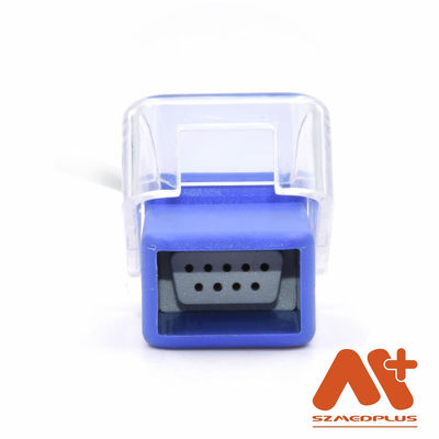 Oximax 8Pin Ke DB9 SpO2 Kabel Adaptor TPU Medis Philips M1943NL